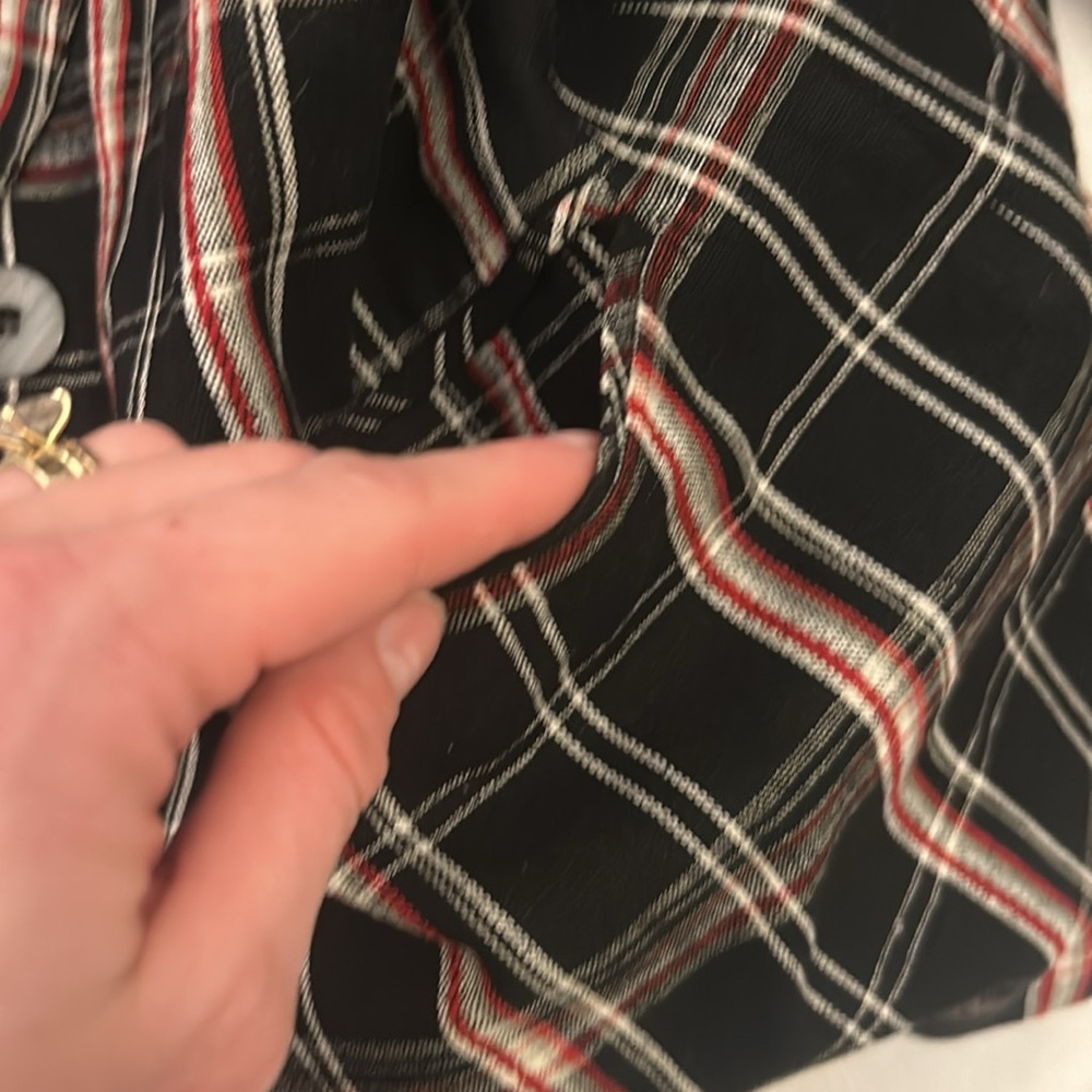 Vintage Requirements Plaid Blazer size 8 petite! - Picture 6 of 10